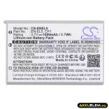 Utángyártott NiKon Kamera Li-ion akkumulátor 3.7V 1000mAh EN-EL5, CP1 EN-EL5, CP1 - CameronSino