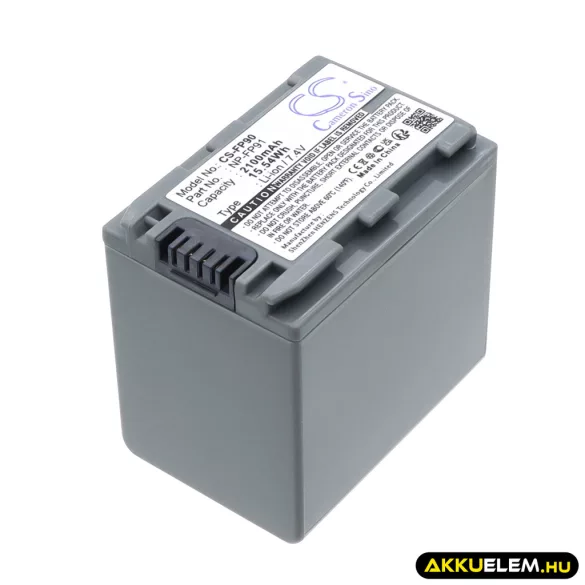 Utángyártott Sony Kamera Li-ion akkumulátor 7.4V 2100mAh NP-FP90, NP-FP91 NP-FP90, NP-FP91 - CameronSino