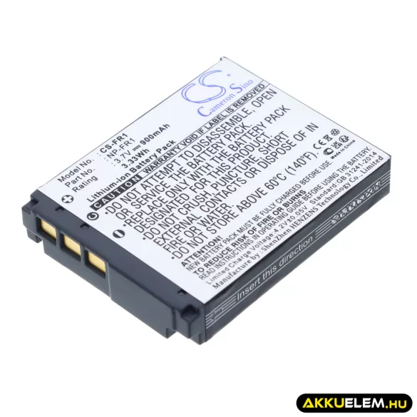 Utángyártott Sony Kamera Li-ion akkumulátor 3.7V 900mAh NP-FR1 NP-FR1 - CameronSino