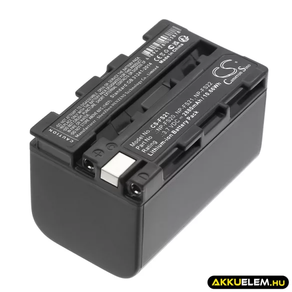 Utángyártott Sony Kamera Li-ion akkumulátor 3.7V 2880mAh NP-FS20, NP-FS21, NP-FS22 NP-FS20, NP-FS21 - CameronSino