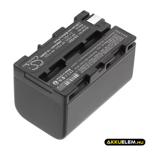 Utángyártott Sony Kamera Li-ion akkumulátor 3.7V 2880mAh NP-FS20, NP-FS21, NP-FS22 NP-FS20, NP-FS21 - CameronSino