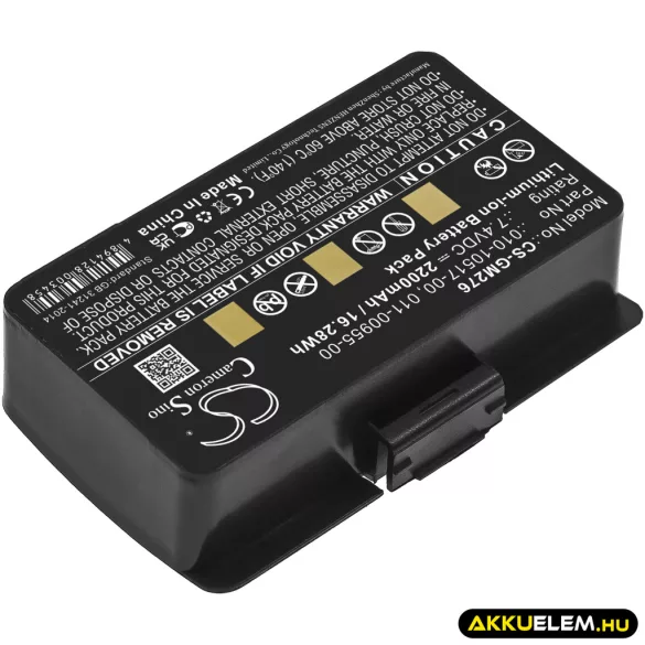 Utángyártott Garmin GPS Li-ion akkumulátor 7.4V 2200mAh 010-10517-00, 010-10517-01, 011-00955-00 010-10517-00, 010-10517-01 - CameronSino