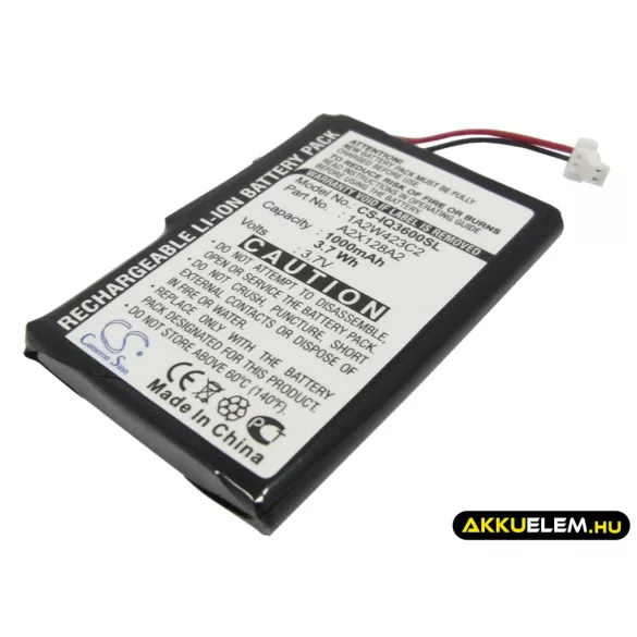 Utángyártott BTI GPS Li-ion akkumulátor 3.7V 1000mAh PW029123 PW029123 - CameronSino
