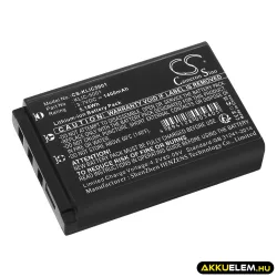   Utángyártott Kodak Kamera Li-ion akkumulátor 3.7V 1400mAh KLIC-5001, 1054062 KLIC-5001, 1054062 - CameronSino