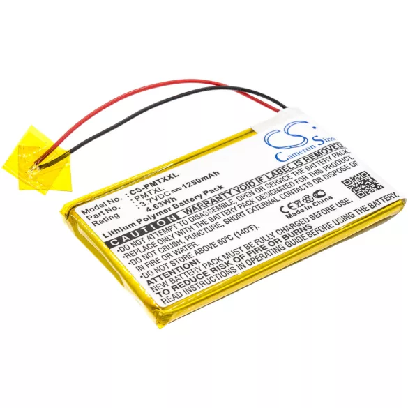 Utángyártott Palm PDA Li-Polymer akkumulátor 3.7V 1250mAh - CameronSino