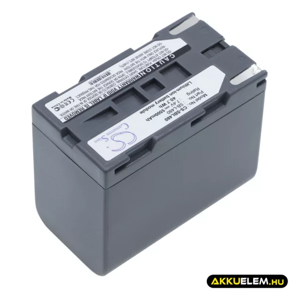 Utángyártott Samsung Kamera Li-ion akkumulátor 7.4V 5500mAh SB-L480 SB-L480 - CameronSino