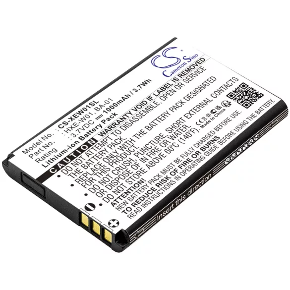 Utángyártott PPurple GPS Li-ion akkumulátor 3.7V 1000mAh HXE-W01 HXE-W01 - CameronSino