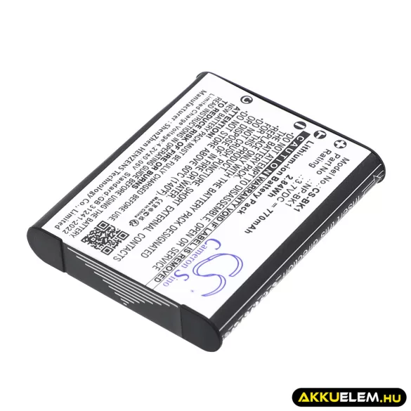 Utángyártott Sony Kamera Li-ion akkumulátor 3.7V 770mAh NP-BK1, NP-FK1 NP-BK1, NP-FK1 - CameronSino