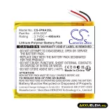Utángyártott Apple Médialejátszó Li-Polymer akkumulátor 3.7V 400mAh 616-0311, 616-0333, 616-0337 616-0311, 616-0333 - CameronSino