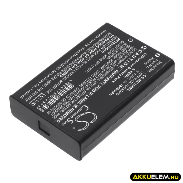 Utángyártott Wasp Vonalkód szkenner Li-ion akkumulátor 3.7V 1800mAh 633808920326 633808920326 - CameronSino