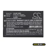 Utángyártott Wasp Vonalkód szkenner Li-ion akkumulátor 3.7V 1800mAh 633808920326 633808920326 - CameronSino