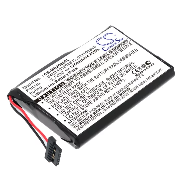 Utángyártott Magellan GPS Li-ion akkumulátor 3.7V 1250mAh 37-00030-001, E4MT181202B12, 027100SV8 37-00030-001, E4MT181202B12 - CameronSino