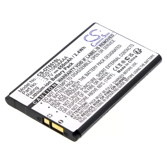 Utángyártott Tchibo mobil Li-ion akkumulátor 3.7V 650mAh - CameronSino