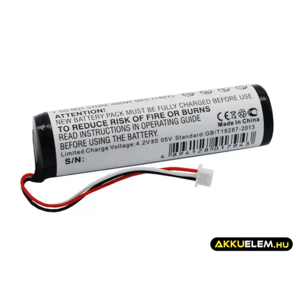 Utángyártott TomTom GPS Li-ion akkumulátor 3.7V 2600mAh VF5 VF5 - CameronSino