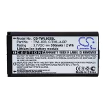 Utángyártott Nintendo Játékkonzol Li-Polymer akkumulátor 3.7V 550mAh TWL-003, C/TWL-A-BP TWL-003, C/TWL-A-BP - CameronSino