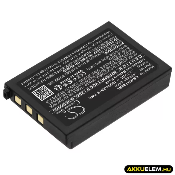 Utángyártott Nippon Vonalkód szkenner Li-ion akkumulátor 3.7V 1800mAh - CameronSino