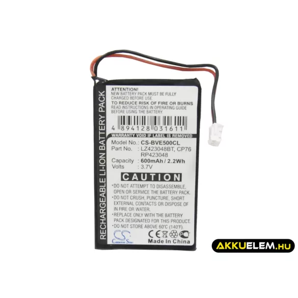 Utángyártott Hitachi Vezeték nélküli telefon Li-ion akkumulátor 3.7V 600mAh HI-D6 BT HI-D6 BT - CameronSino