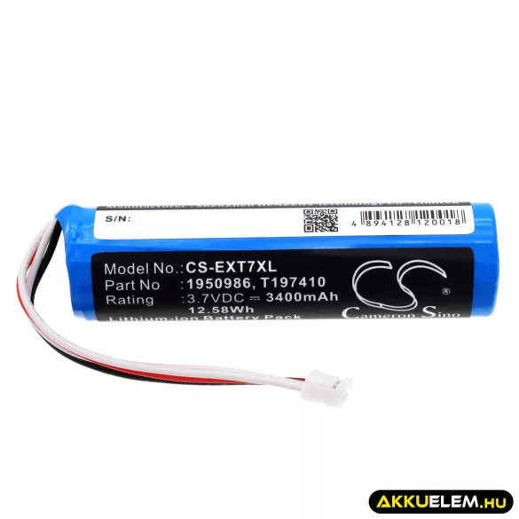 Utángyártott Reed Hőkamera Li-ion akkumulátor 3.7V 3400mAh - CameronSino