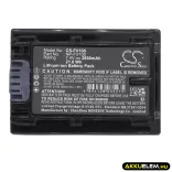 Utángyártott Sony Kamera Li-ion akkumulátor 7.4V 2850mAh NP-FV100 NP-FV100 - CameronSino