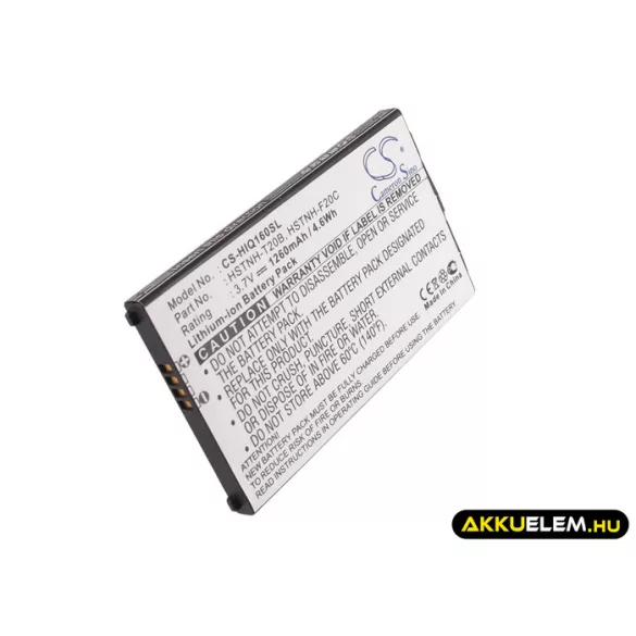 Utángyártott HP mobil Li-ion akkumulátor 3.7V 1260mAh HSTNH-T20B, HSTNH-F20C, HSTNH-T20B-S HSTNH-T20B, HSTNH-F20C - CameronSino