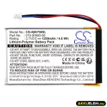 Utángyártott Garmin GPS Li-Polymer akkumulátor 3.7V 1250mAh 010-00583-00 - CameronSino