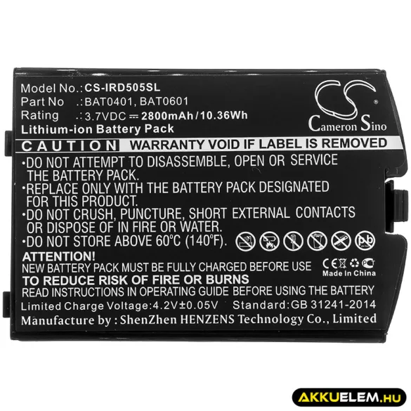 Utángyártott Iridium Műholdas telefon Li-ion akkumulátor 3.7V 2800mAh BAT0401, BAT0601 - CameronSino