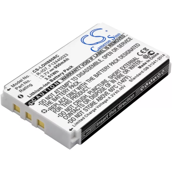 Utángyártott Monster Távirányító Li-ion akkumulátor 3.7V 950mAh - CameronSino