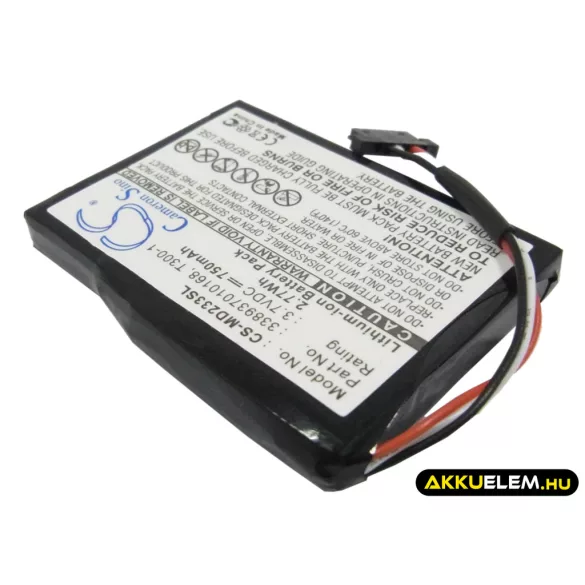 Utángyártott Medion GPS Li-ion akkumulátor 3.7V 750mAh 338937010168, T300-1 - CameronSino