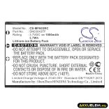 Utángyártott One For All Távirányító Li-ion akkumulátor 3.7V 1000mAh SN03043TF - CameronSino