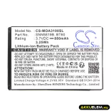 Utángyártott Motorola mobil Li-ion akkumulátor 3.7V 880mAh SNN5782, SNN5782B - CameronSino