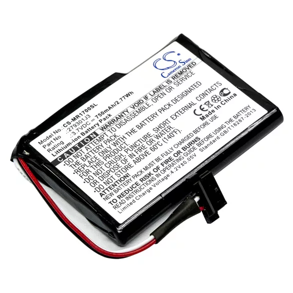 Utángyártott Magellan GPS Li-ion akkumulátor 3.7V 750mAh 2793801J3 - CameronSino