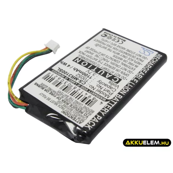 Utángyártott Medion GPS Li-ion akkumulátor 3.7V 1100mAh - CameronSino