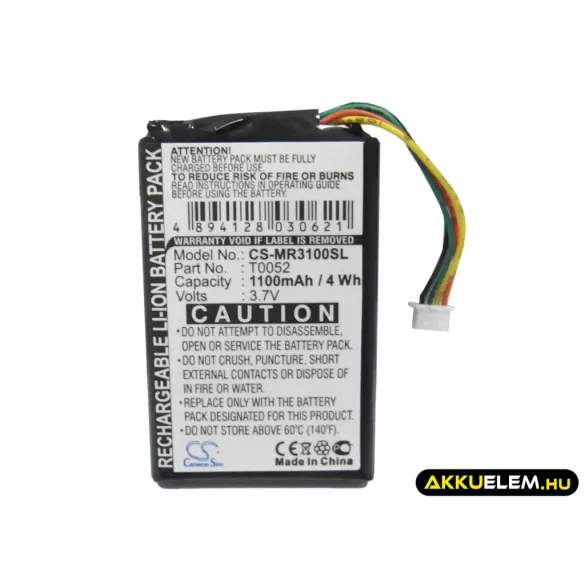Utángyártott Medion GPS Li-ion akkumulátor 3.7V 1100mAh - CameronSino