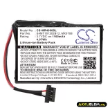 Utángyártott Magellan GPS Li-ion akkumulátor 3.7V 1100mAh 37-00030-001, E4MT181202B12 - CameronSino