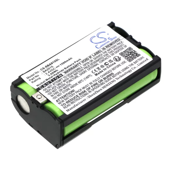 Utángyártott Sennheiser Vezeték nélküli fejhallgató Ni-MH akkumulátor 2.4V 1500mAh BA2015, BA2015G2 - CameronSino
