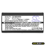 Utángyártott Sony Vezeték nélküli fejhallgató Ni-MH akkumulátor 2.4V 700mAh BP-HP550-11 - CameronSino