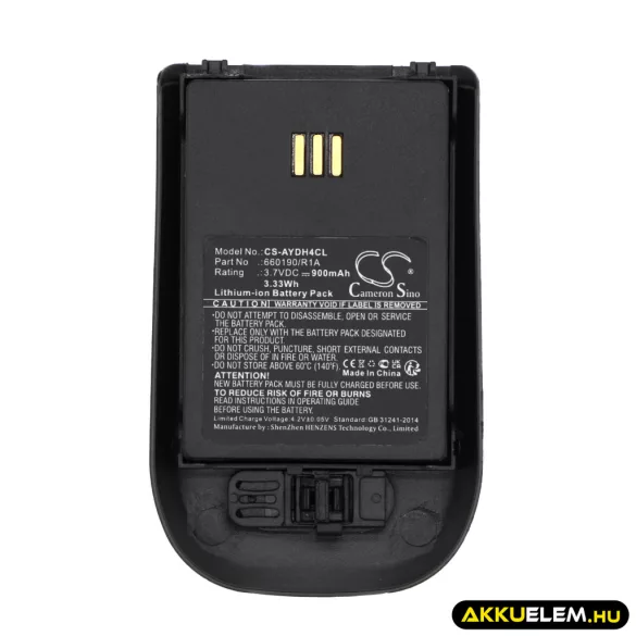 Utángyártott Unify Vezeték nélküli telefon Li-ion akkumulátor 3.7V 900mAh - CameronSino