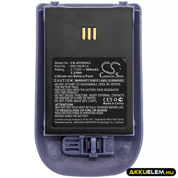 Utángyártott Avaya Vezeték nélküli telefon Li-ion akkumulátor 3.7V 900mAh 486515, 660190/R1A - CameronSino