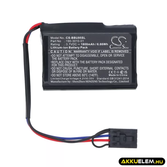 Utángyártott 3WARE RAID vezérlő Li-ion akkumulátor 3.7V 1800mAh 190-3010-01 - CameronSino