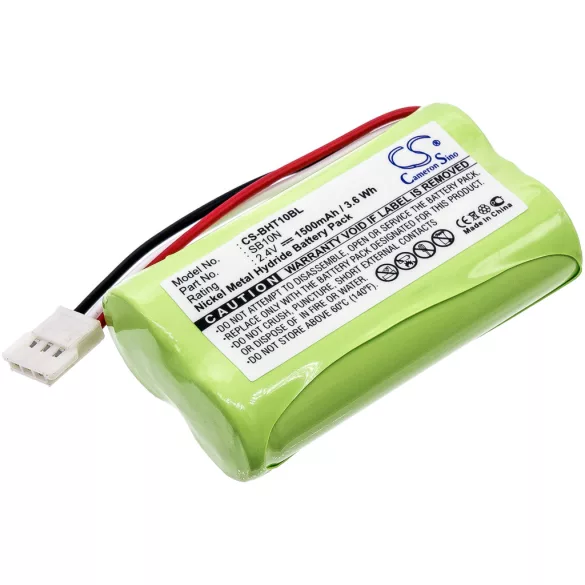 Utángyártott Nippon Vonalkód szkenner Ni-MH akkumulátor 2.4V 1500mAh - CameronSino