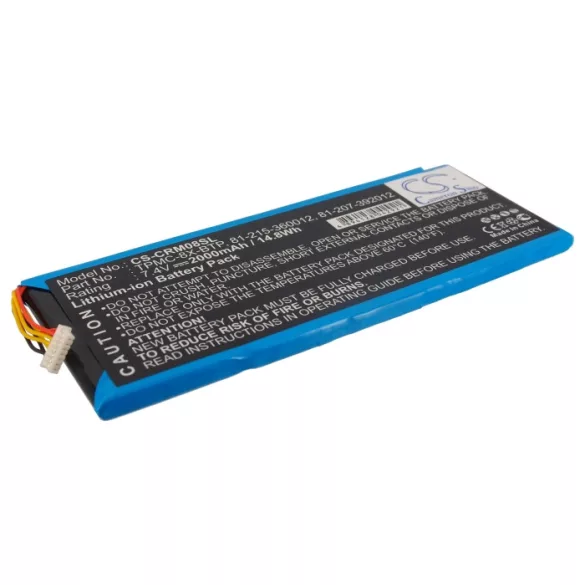 Utángyártott Crestron Távirányító Li-ion akkumulátor 7.4V 2000mAh TPMC-8X-BTP, 81-215-360012 - CameronSino
