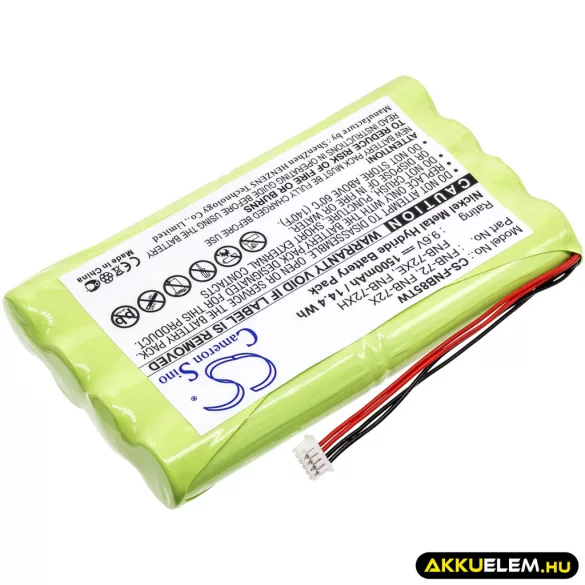 Utángyártott Yaesu adó-vevő rádió Ni-MH akkumulátor 9.6V 1500mAh FNB-72, FNB-72x - CameronSino