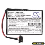 Utángyártott Magellan GPS Li-ion akkumulátor 3.7V 720mAh 03A22051K0301 - CameronSino
