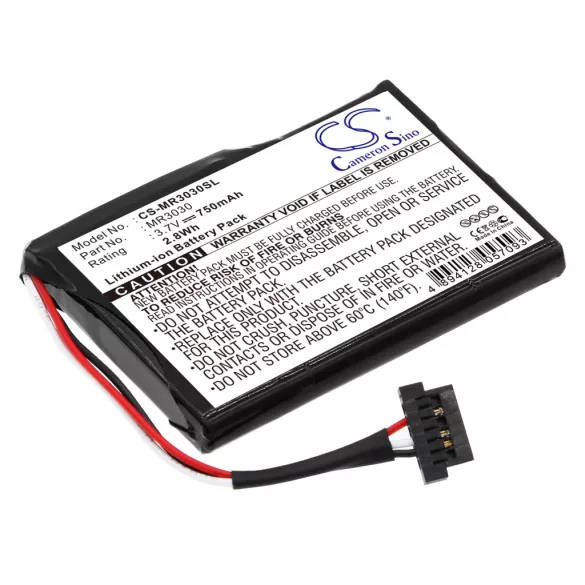 Utángyártott Magellan GPS Li-ion akkumulátor 3.7V 750mAh MR3030 - CameronSino