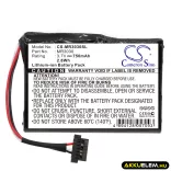 Utángyártott Magellan GPS Li-ion akkumulátor 3.7V 750mAh MR3030 - CameronSino