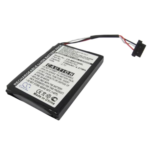 Utángyártott Magellan GPS Li-ion akkumulátor 3.7V 1100mAh 0392607k2 - CameronSino