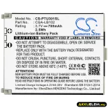 Utángyártott Panasonic mobil Li-ion akkumulátor 3.7V 700mAh CGA-LB102 - CameronSino