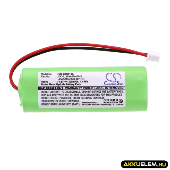 Utángyártott DT Systems Kutyanyakörv Ni-MH akkumulátor 4.8V 300mAh - CameronSino