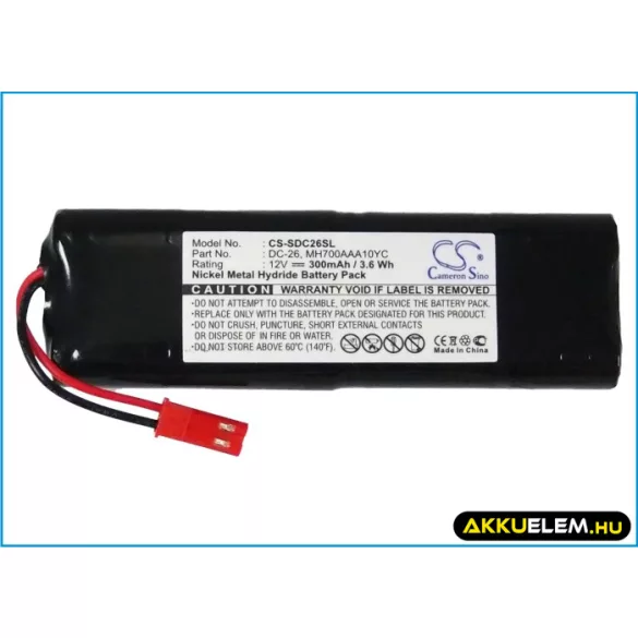 Utángyártott SportDog Kutyanyakörv Ni-MH akkumulátor 12V 300mAh DC-26, MH700AAA10YC - CameronSino