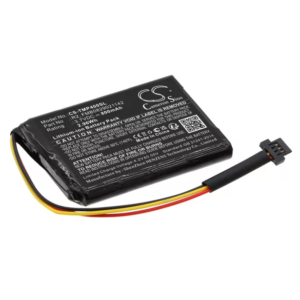 Utángyártott TomTom GPS Li-ion akkumulátor 3.7V 800mAh 6027A0090721, 6027A0093901 - CameronSino